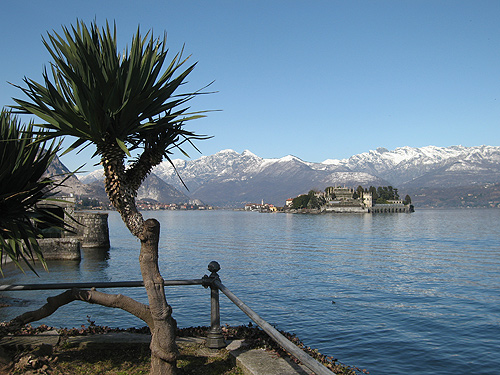 Blick von Stresa zur Isola Bella